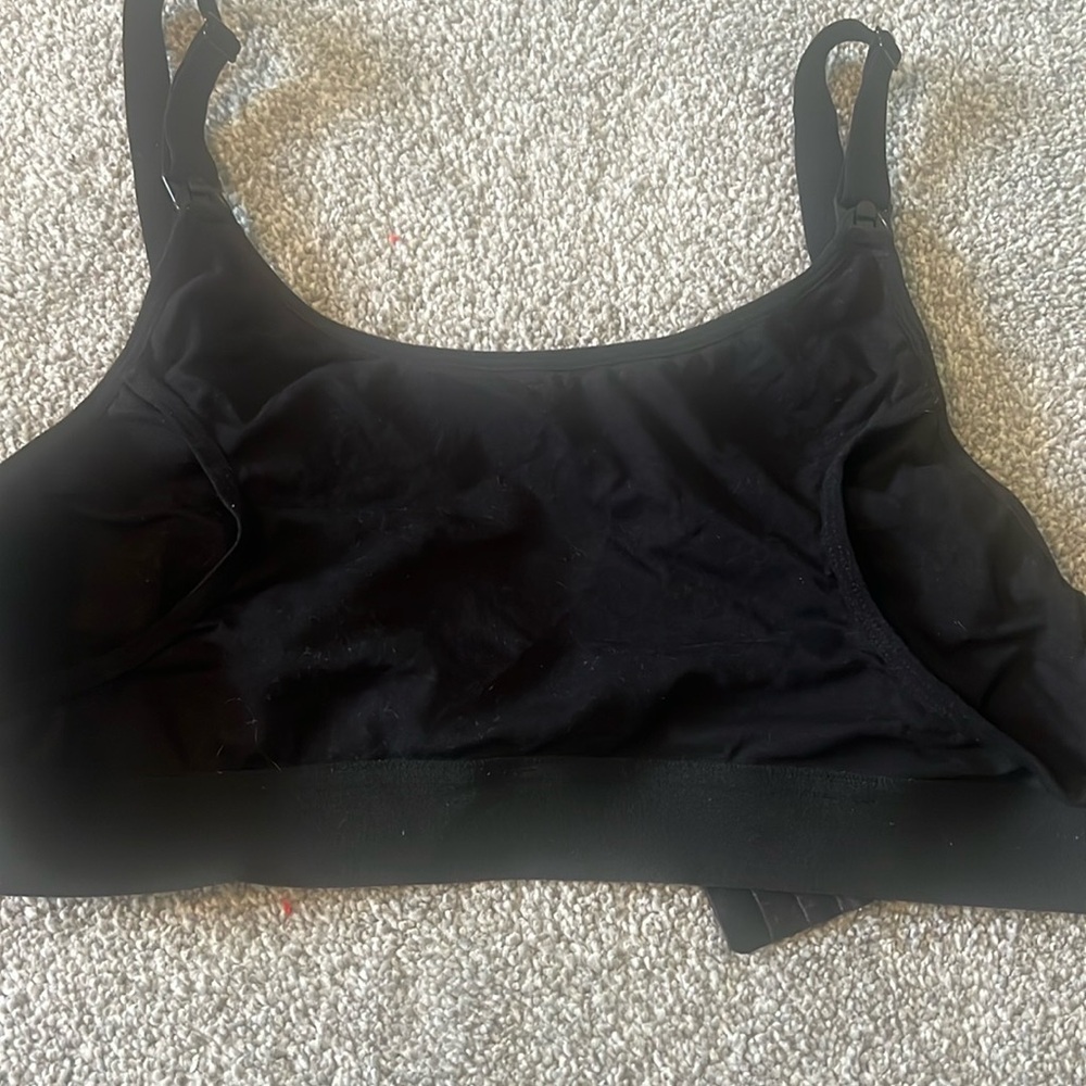 Simple non padded low support Nursing bra